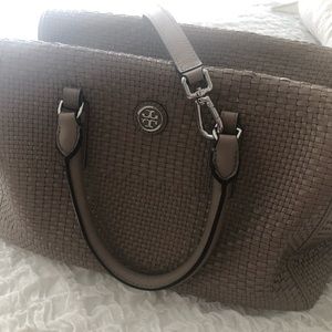 Tory Burch Robinson Woven Satchel